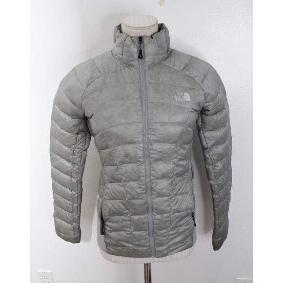 The North Face Womens Summit Series XS Gray Coat 800 Down Puffer - Picture 1 of 12